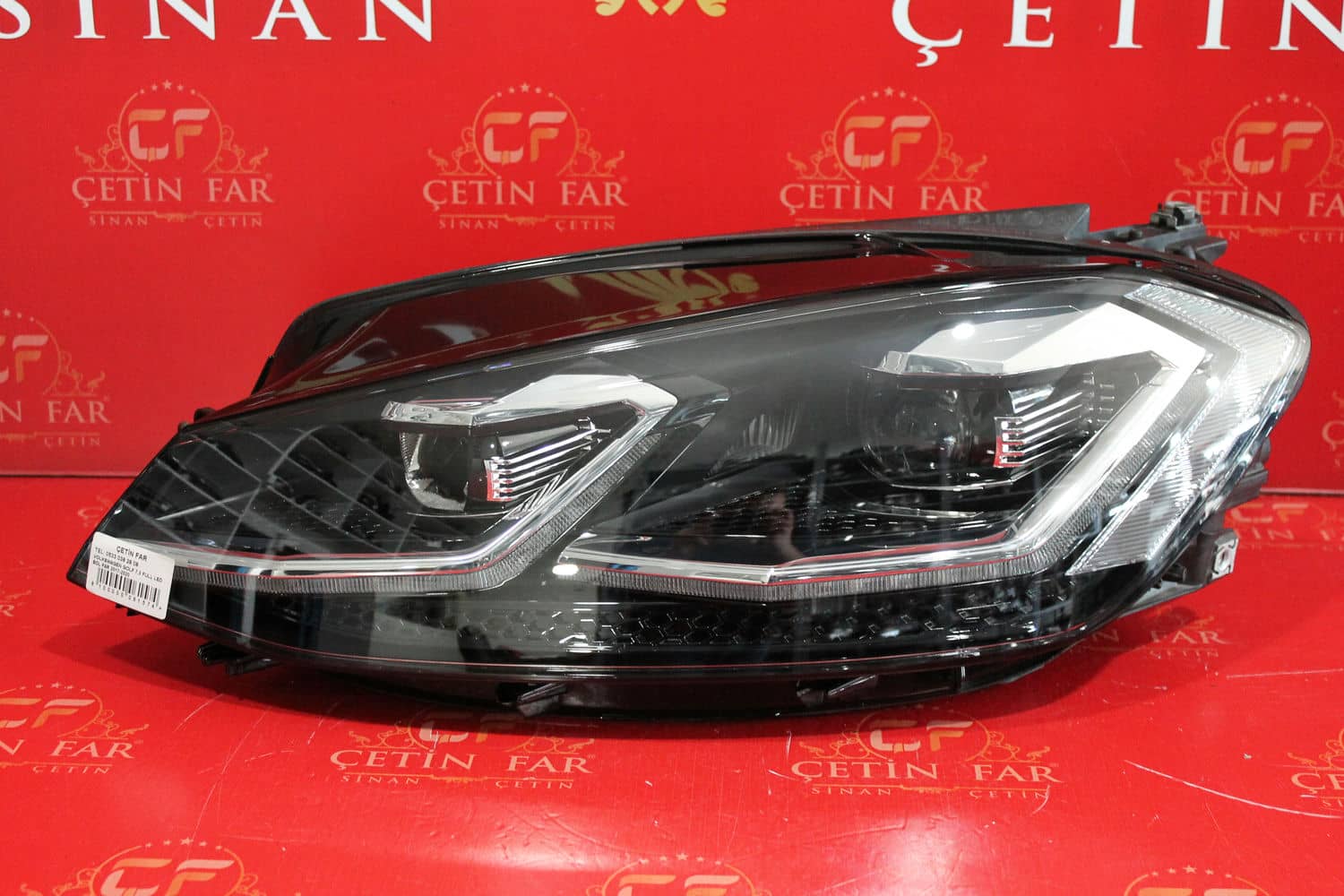 Volkswagen GOLF VW GOLF 7.5 LED SOL FAR &Ccedil;İFT BEYİN 2016-2020